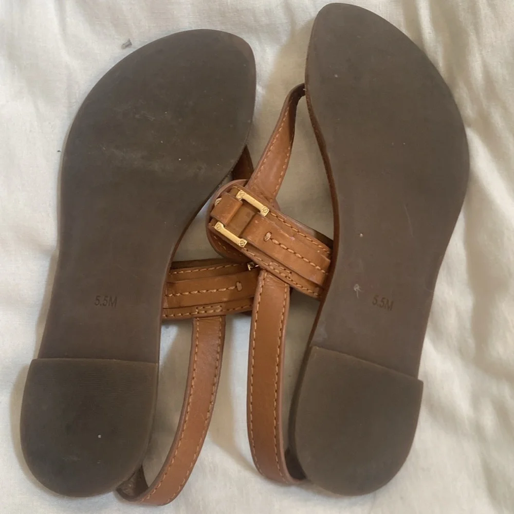Authentic Tory Burch Cassia Flat Thong Sandals 5.5